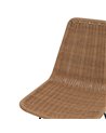SILLA NATURAL PE-ACERO SALÓN 47 X 59 X 84 CM