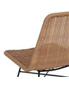 SILLA NATURAL PE-ACERO SALÓN 47 X 59 X 84 CM