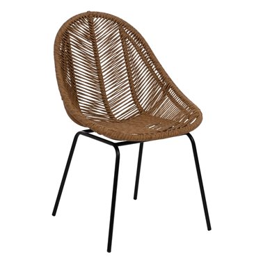 SILLA NATURAL PE-ACERO...