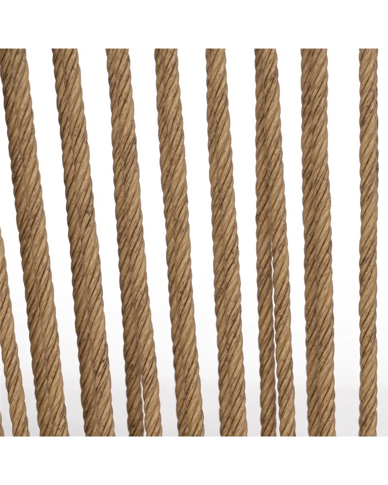 SILLA NATURAL PE-ACERO SALÓN 55 X 54 X 79 CM
