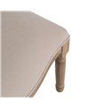 SILLA NATURAL-BLANCO TEJIDO-MADERA SALÓN 44 X 46 X 95 CM