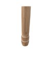 SILLA NATURAL-BLANCO TEJIDO-MADERA SALÓN 44 X 46 X 95 CM
