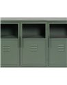 VITRINA VERDE MENTA METAL-CRISTAL 72 X 35 X 178 CM