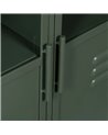 VITRINA VERDE MENTA METAL-CRISTAL 72 X 35 X 178 CM