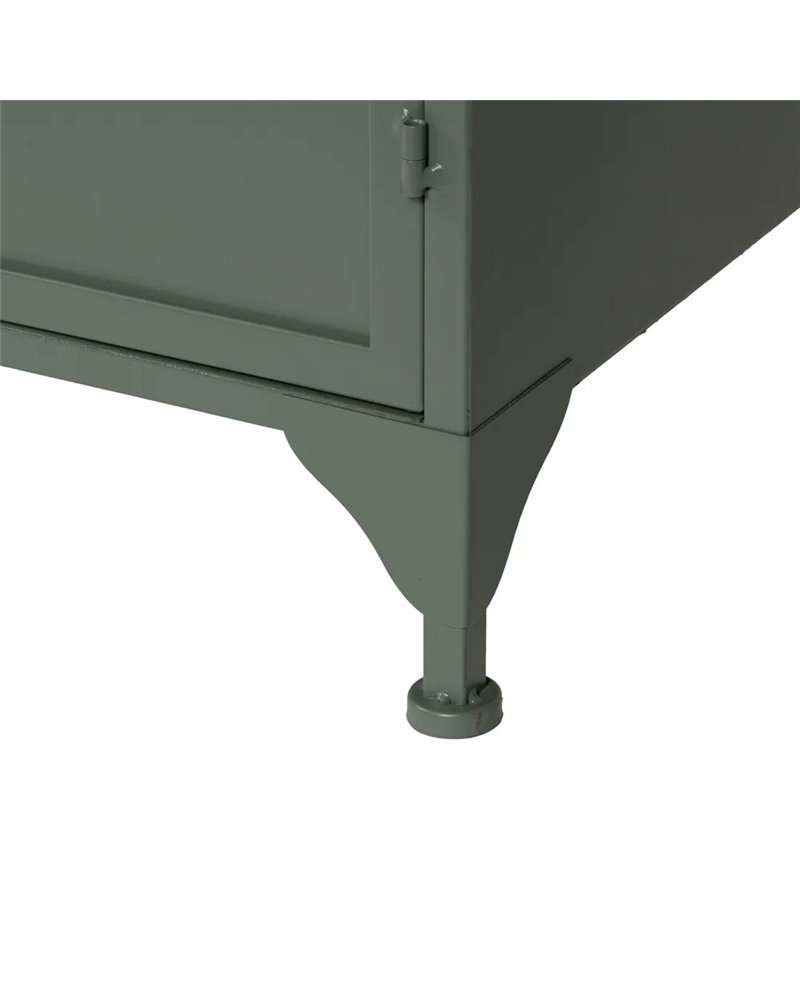 VITRINA VERDE MENTA METAL-CRISTAL 72 X 35 X 178 CM