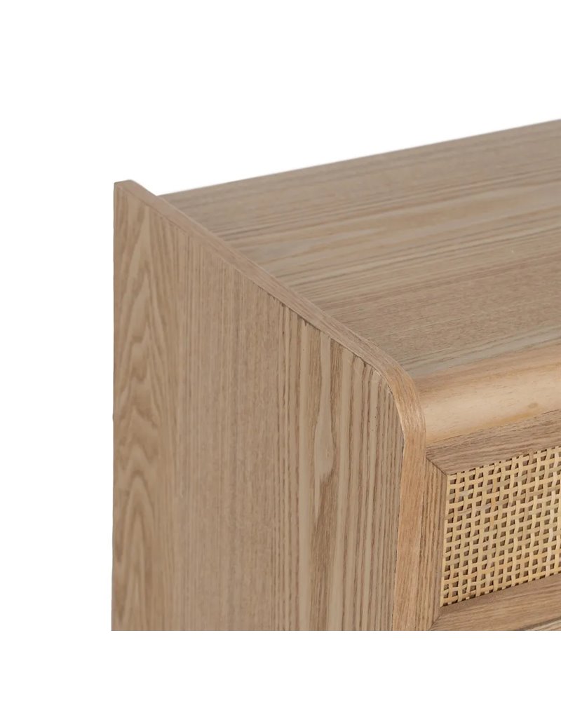 MESITA NATURAL MADERA PAULONIA/DM 40 X 30 X 66 CM