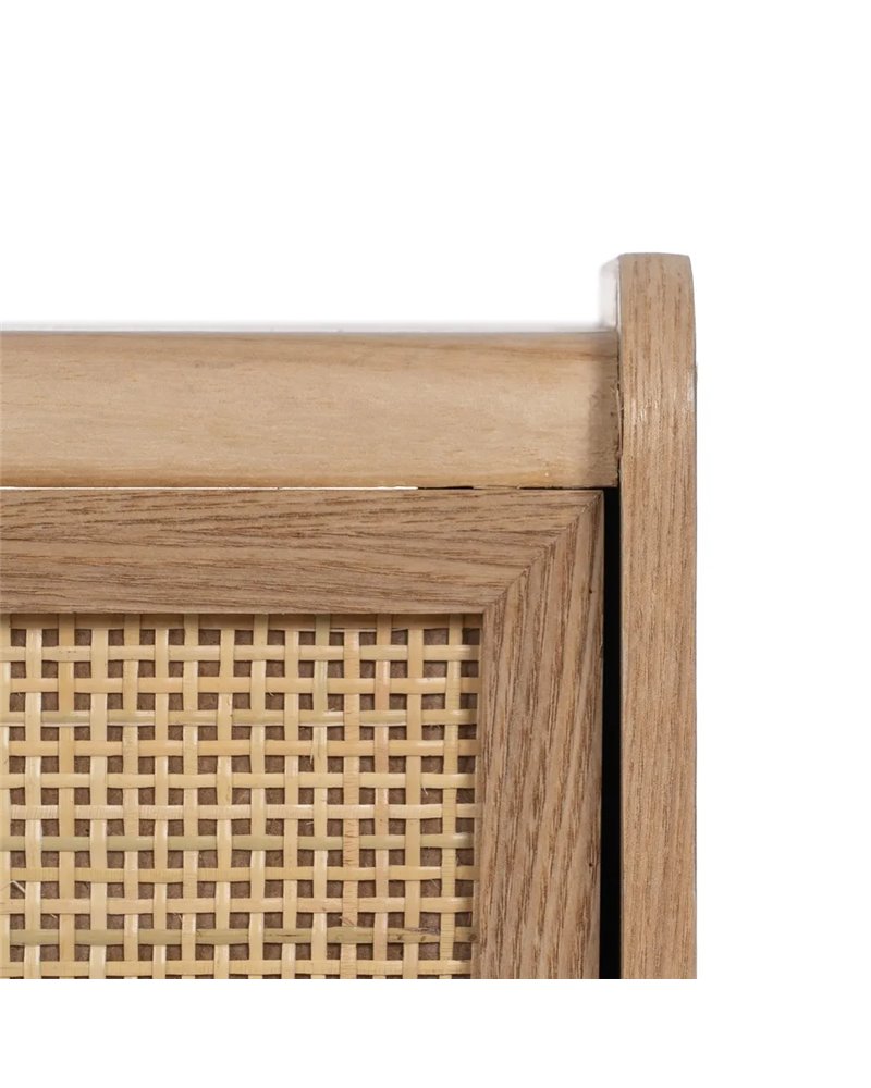 MESITA NATURAL MADERA PAULONIA/DM 40 X 30 X 66 CM
