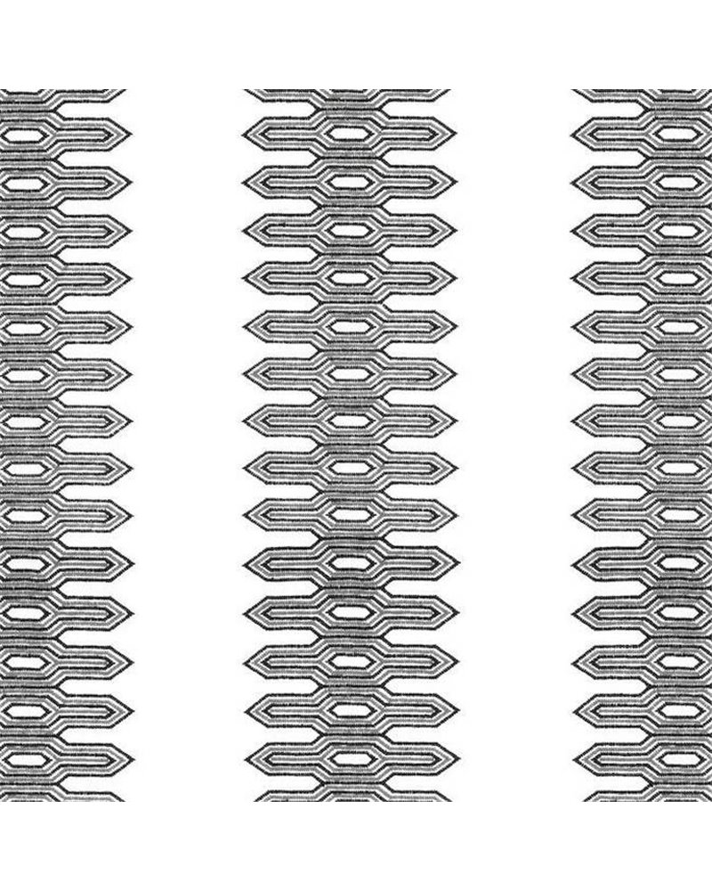 Nola Stripe Embroidery Black W720809 Nola Stripe Embroidery Black W720809