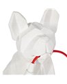 LÁMPARA MESA PERRO BLANCO POLIRESINA 18,50 X 13 X 26 CM