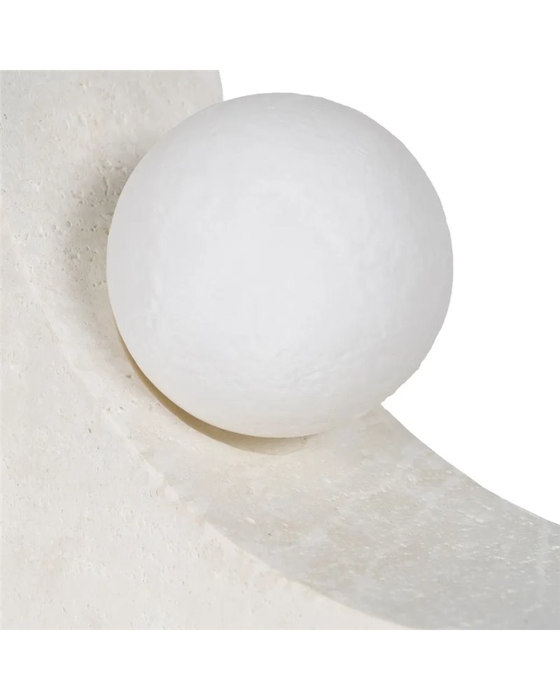 LÁMPARA MESA BLANCO POLIRESINA 26,50 X 10 X 19,50 CM