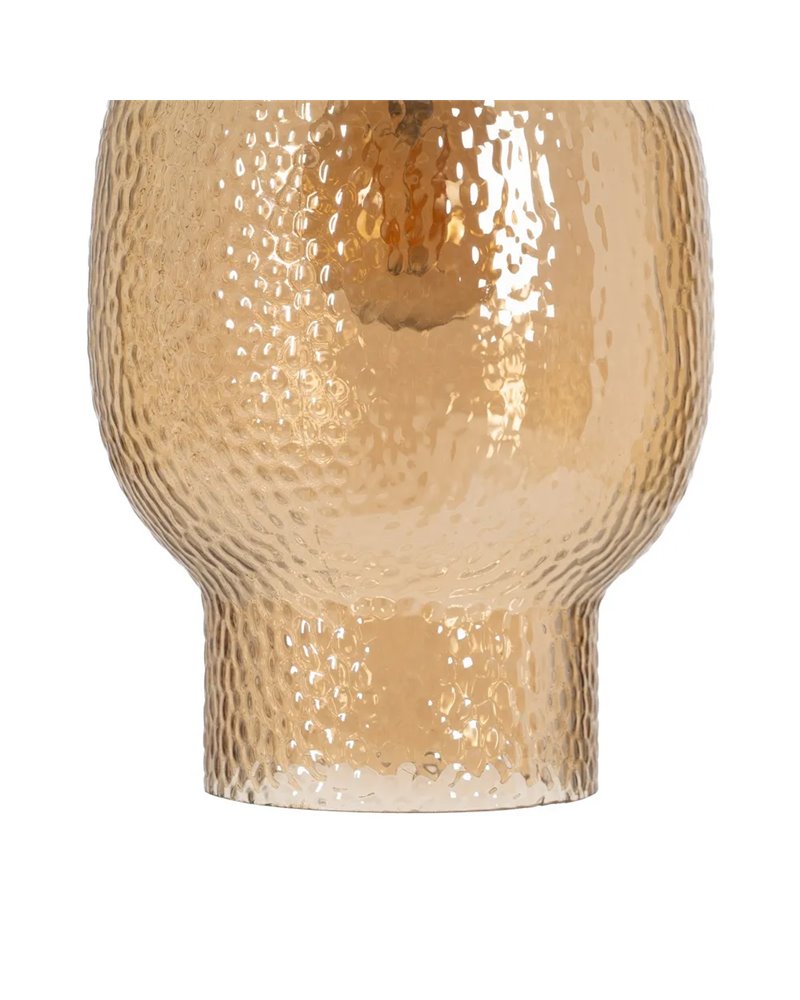 LÁMPARA TECHO CARAMELO METAL-CRISTAL 16 X 16 X 21,50 CM