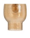 LÁMPARA TECHO CARAMELO METAL-CRISTAL 16 X 16 X 21,50 CM