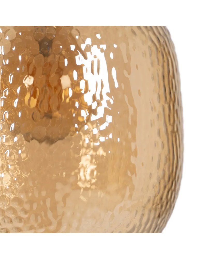 LÁMPARA TECHO CARAMELO METAL-CRISTAL 16 X 16 X 21,50 CM