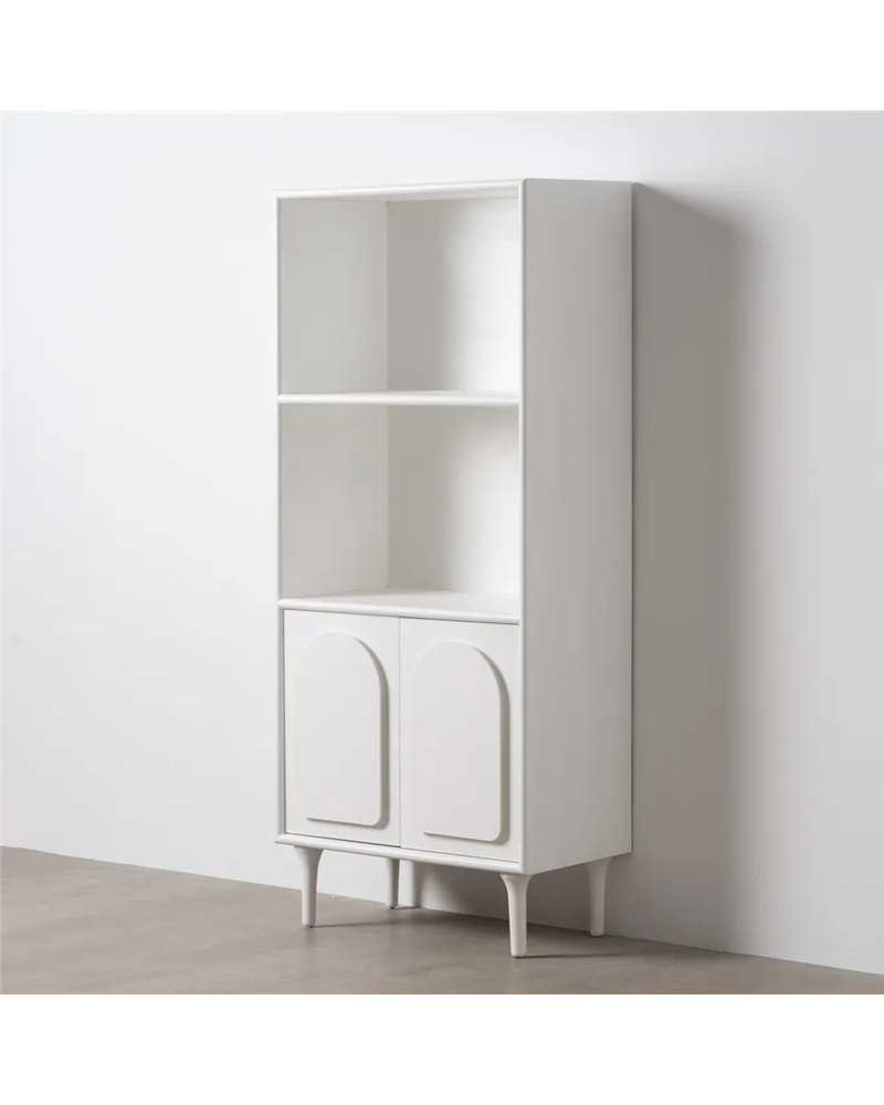 LIBRERÍA BLANCO DM-MADERA 80 X 40 X 175 CM