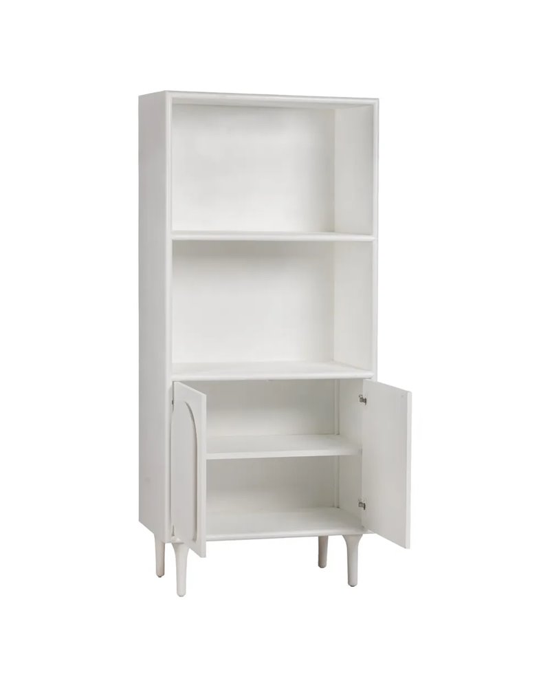 LIBRERÍA BLANCO DM-MADERA 80 X 40 X 175 CM