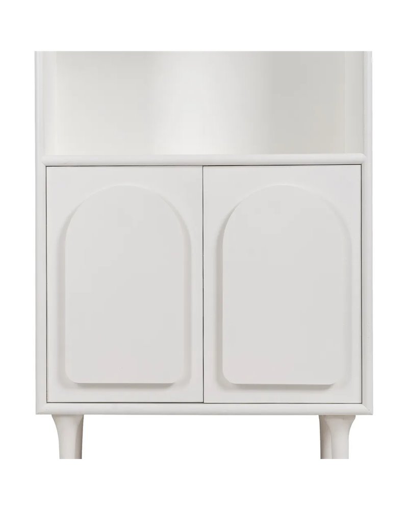 LIBRERÍA BLANCO DM-MADERA 80 X 40 X 175 CM