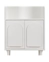 LIBRERÍA BLANCO DM-MADERA 80 X 40 X 175 CM