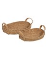 S/2 CESTA FIBRA NATURAL DECORACIÓN 48 X 32 X 18 CM