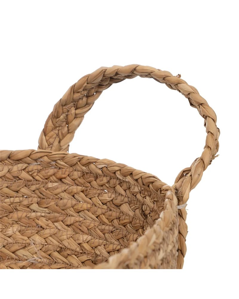 S/2 CESTA FIBRA NATURAL DECORACIÓN 48 X 32 X 18 CM
