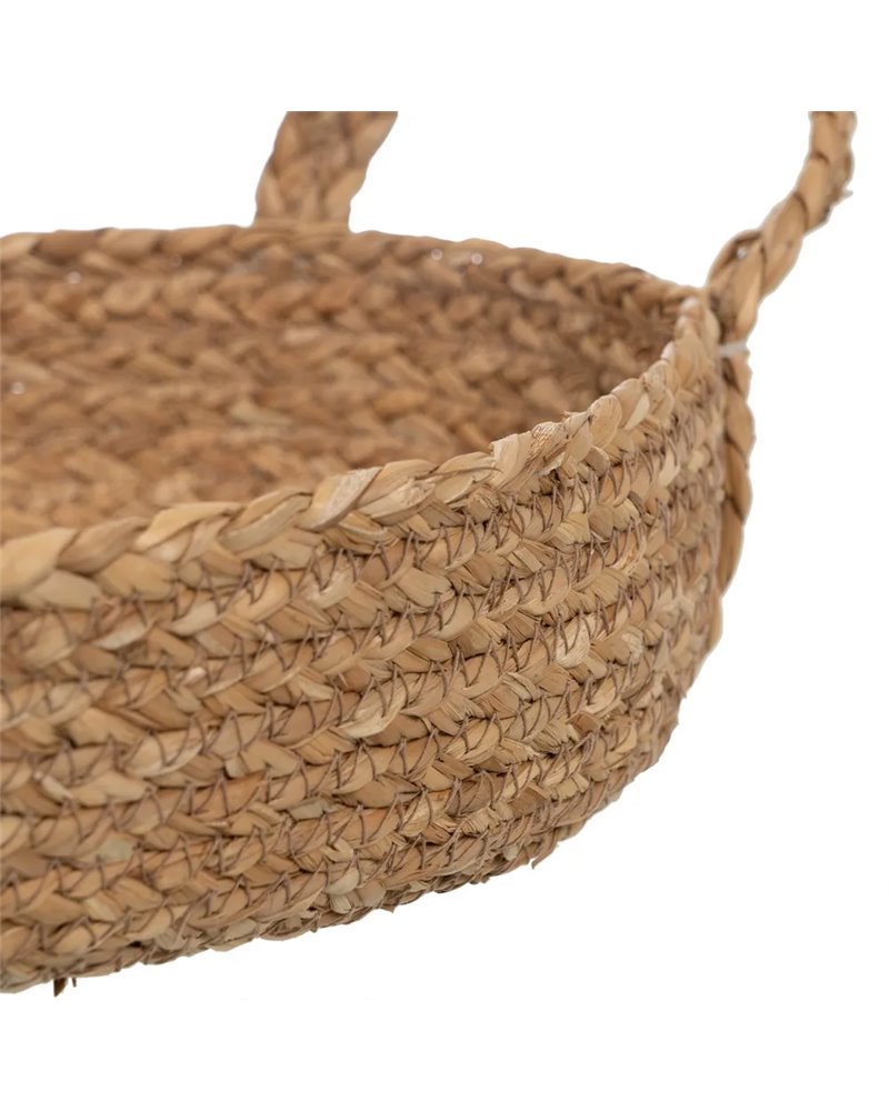 S/2 CESTA FIBRA NATURAL DECORACIÓN 48 X 32 X 18 CM