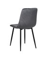 SILLA GRIS TERCIOPELO CONTRACT 45 X 51 X 88,50 CM
