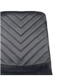 SILLA GRIS TERCIOPELO CONTRACT 45 X 51 X 88,50 CM