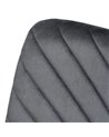 SILLA GRIS TERCIOPELO CONTRACT 45 X 51 X 88,50 CM
