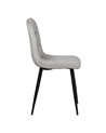 SILLA GRIS CLARO TERCIOPELO CONTRACT 45 X 51 X 88,50 CM