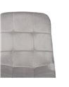 SILLA GRIS CLARO TERCIOPELO CONTRACT 45 X 51 X 88,50 CM
