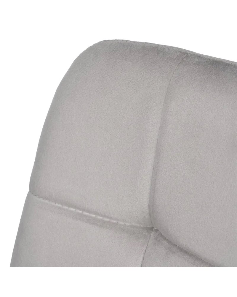 SILLA GRIS CLARO TERCIOPELO CONTRACT 45 X 51 X 88,50 CM