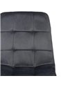 SILLA GRIS TERCIOPELO CONTRACT 45 X 51 X 88,50 CM