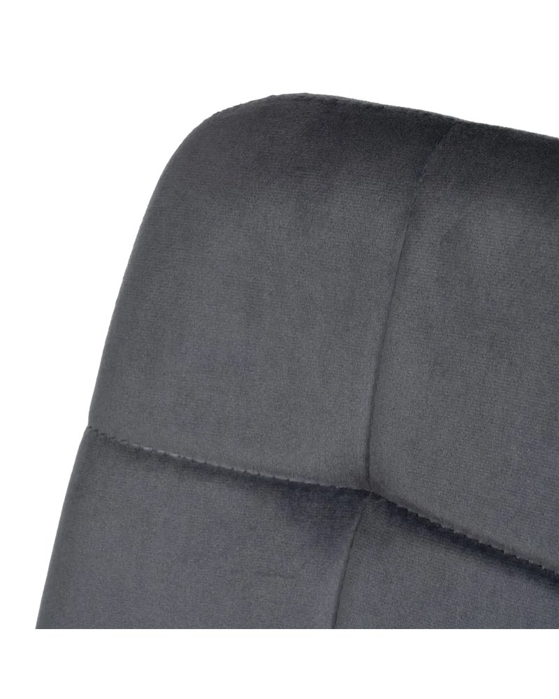 SILLA GRIS TERCIOPELO CONTRACT 45 X 51 X 88,50 CM