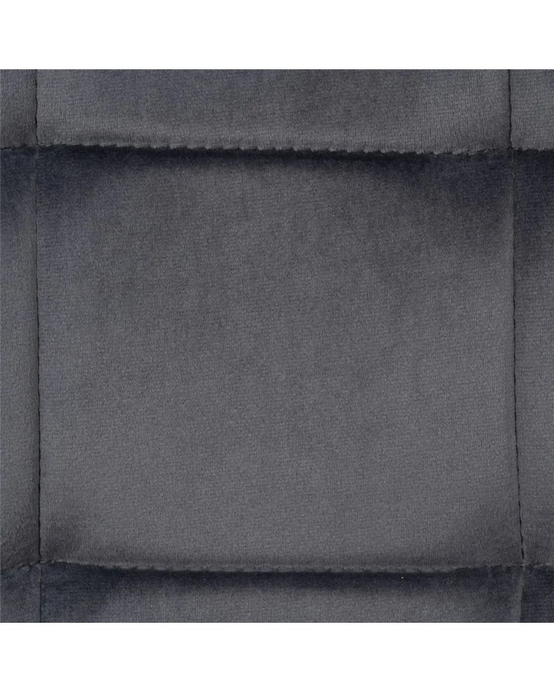 SILLA GRIS TERCIOPELO CONTRACT 45 X 51 X 88,50 CM