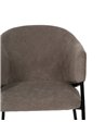 SILLA TAUPE TEJIDO-METAL 54 X 60 X 78 CM