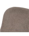 SILLA TAUPE GIRATORIO TEJIDO-METAL 62 X 65 X 82 CM