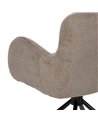 SILLA TAUPE GIRATORIO TEJIDO-METAL 62 X 65 X 82 CM