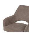 SILLA TAUPE GIRATORIA TEJIDO-METAL 59,50 X 62 X 83,50 CM