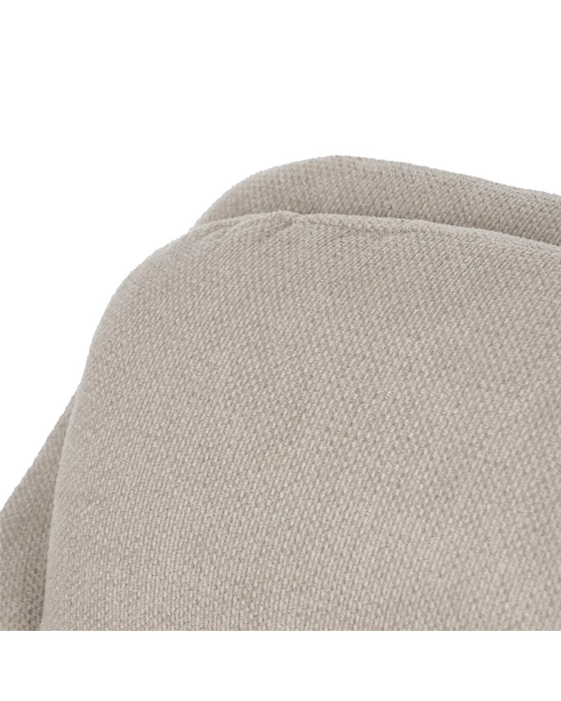 SILLÓN BEIGE TEJIDO-METAL 69 X 73 X 79 CM
