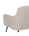 SILLÓN BEIGE TEJIDO-METAL 69 X 73 X 79 CM