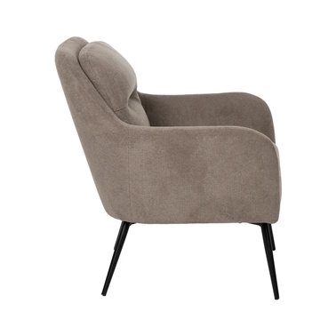 POLTRONA TAUPE TECIDO-METAL...