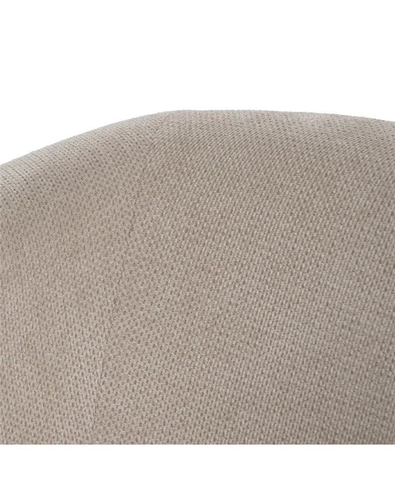 SILLÓN BEIGE TEJIDO-METAL 77 X 72 X 68 CM
