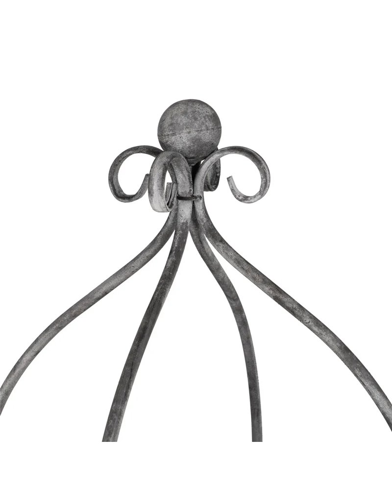ESTANTERÍA GRIS METAL DECORACIÓN 45 X 45 X 144 CM