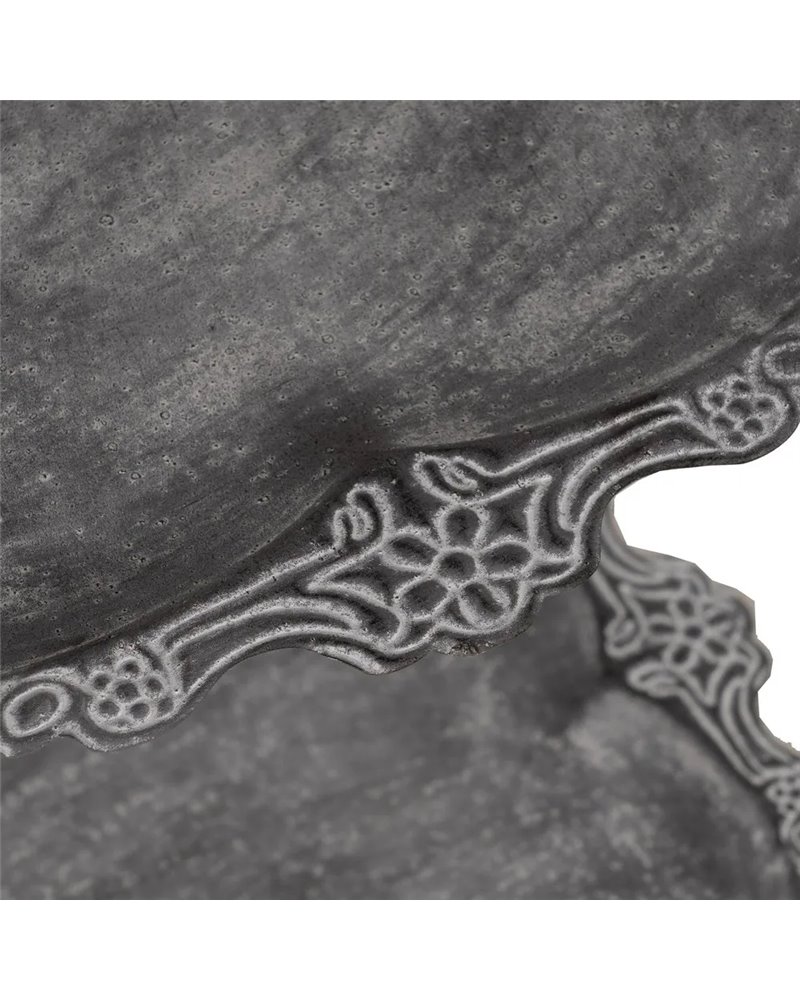 ESTANTERÍA GRIS METAL DECORACIÓN 45 X 45 X 144 CM