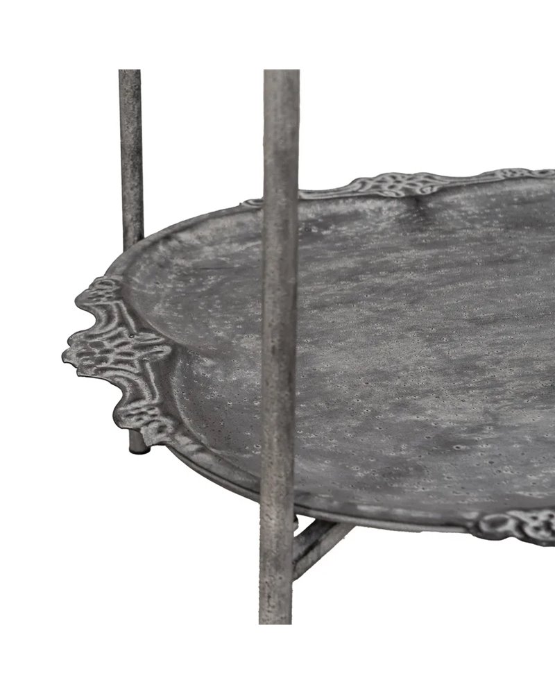 ESTANTERÍA GRIS METAL DECORACIÓN 45 X 45 X 144 CM