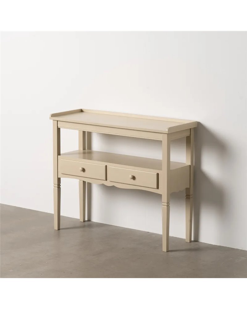 CONSOLA CREMA DM 90 X 33 X 75 CM