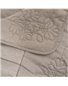COLCHA TAUPE POLIESTER DORMITORIO 240 X 260 CM