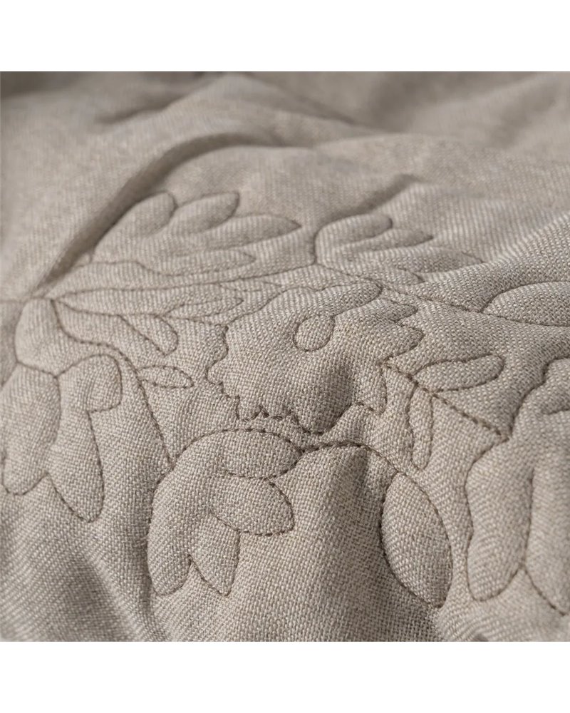 COLCHA TAUPE POLIESTER DORMITORIO 240 X 260 CM