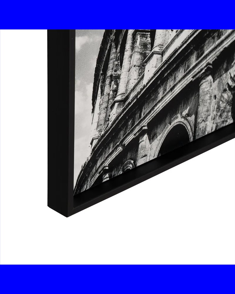 CUADRO IMPRESIÓN 2/M NEGRO MADERA 40 X 3 X 60 CM