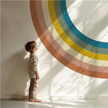 Fresque Paperpaint® Arc en ciel - Trendy
