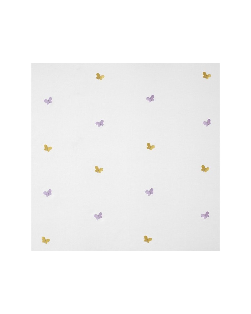 Tissus MWS29955535 PAPILLONS BRODES JAUNE PARME Casadeco Tissus MWS29955535 PAPILLONS BRODES JAUNE PARME Casadeco